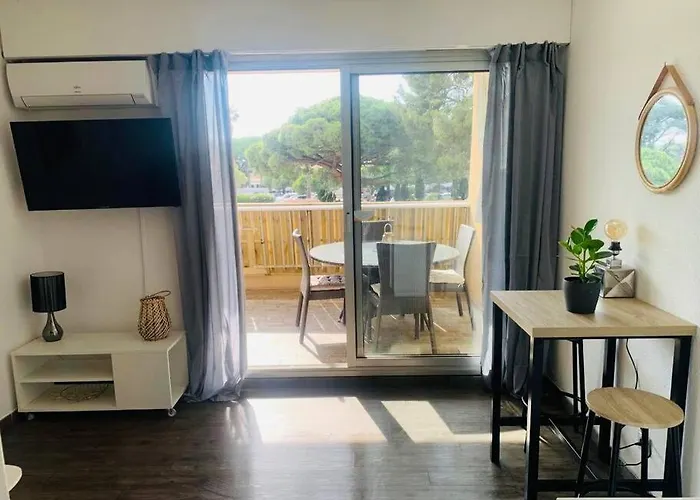 Studio Port Hyeres Confort Terrasse/Parking Prive